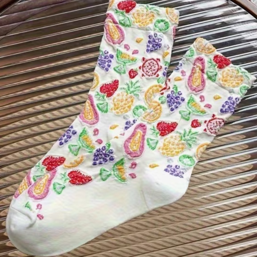 $5🔥 Fun Fruity Socks - Picture 3 of 9
